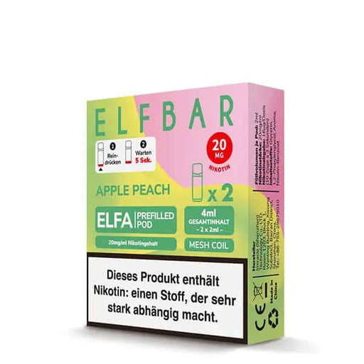 ELFA Pod - Apple Peach - 2x 20mg - Smokey-Dealz