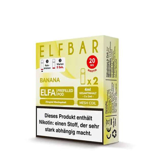 ELFA Pod - Banana - 2x 20mg - Smokey-Dealz