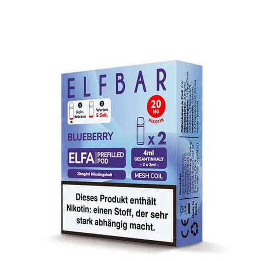 ELFA Pod - Blueberry - 2x 20mg - Smokey-Dealz