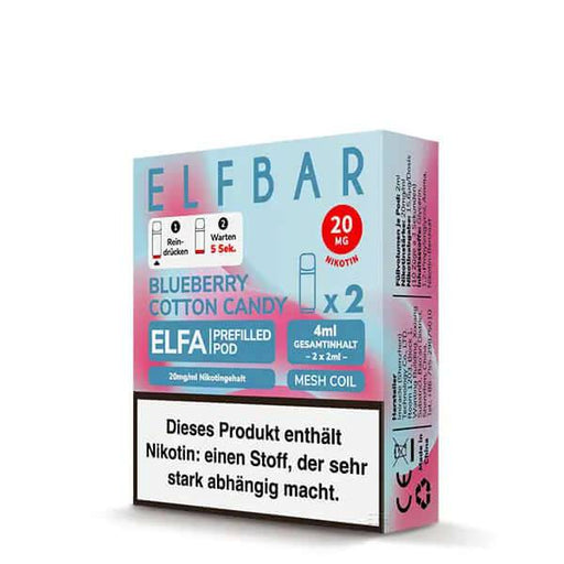 ELFA Pod - Blueberry Cotton Candy - 2x 20mg - Smokey-Dealz