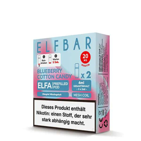 ELFA Pod - Blueberry Cotton Candy - 2x 20mg - Smokey-Dealz