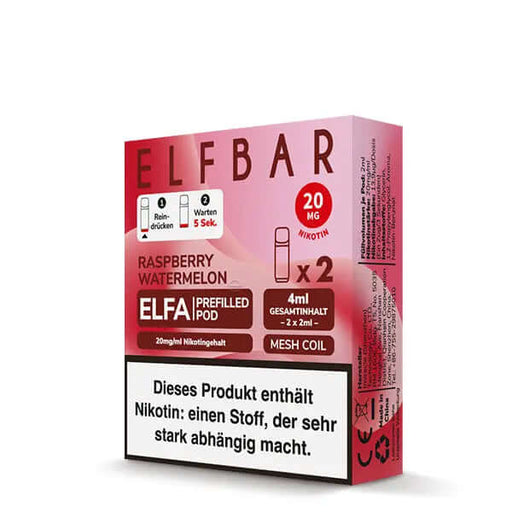 ELFA Pod - Raspberry Watermelon - 2x 20mg - Smokey-Dealz