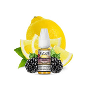 ELFLIQ Blackberry Lemon Nikotinsalz Liquid Fläschchen mit Brombeeren und Zitronenscheiben