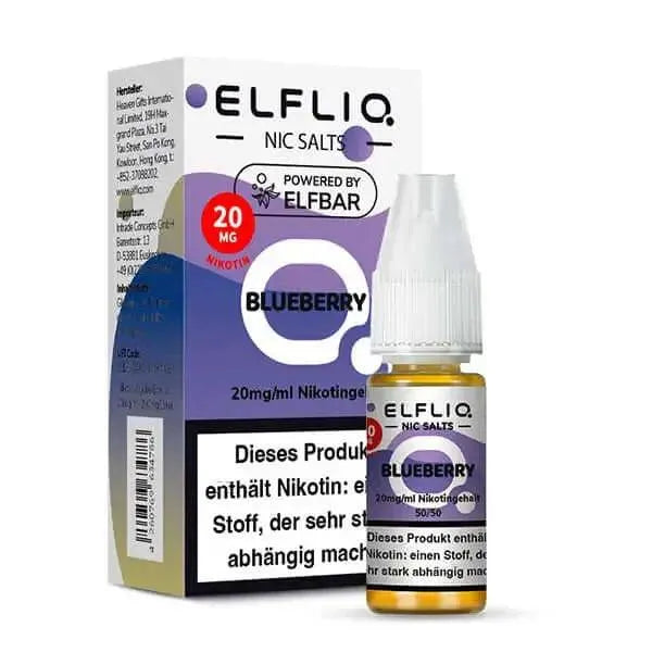 ElfBar - Elfliq Blueberry nikotinsalz liquid - Smokey-Dealz