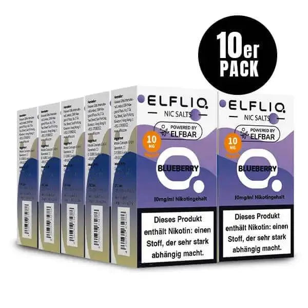 ElfBar - Elfliq Blueberry nikotinsalz liquid - Smokey-Dealz