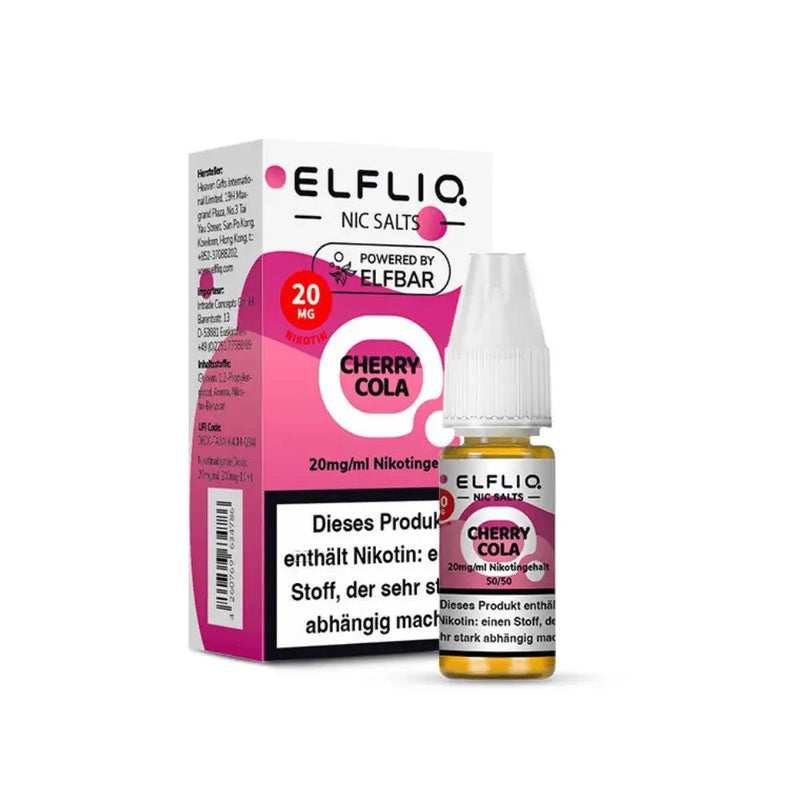 ElfBar - Elfliq Cherry Cola nikotinsalz liquid - Smokey-Dealz
