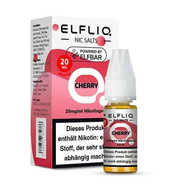 ElfBar - Elfliq Cherry nikotinsalz liquid - Smokey-Dealz