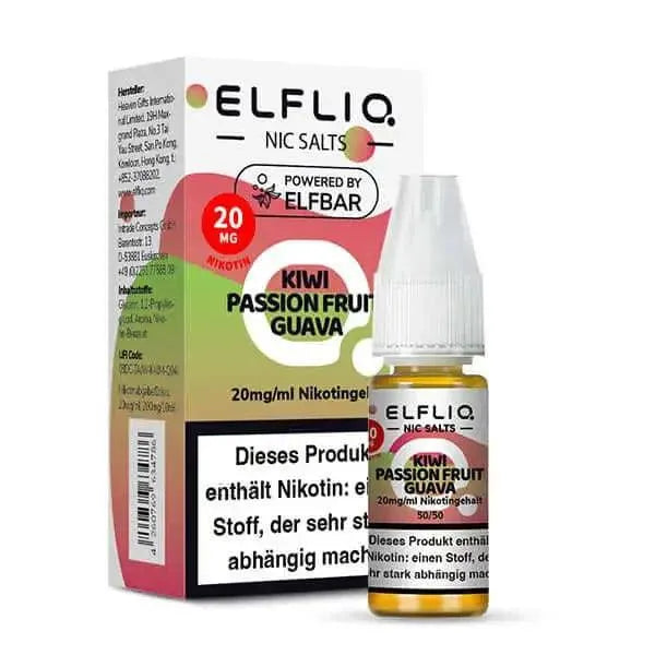ElfBar - Elfliq Kiwi Passionfruit Guava nikotinsalz liquid - Smokey-Dealz