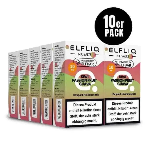 ElfBar - Elfliq Kiwi Passionfruit Guava nikotinsalz liquid - Smokey-Dealz