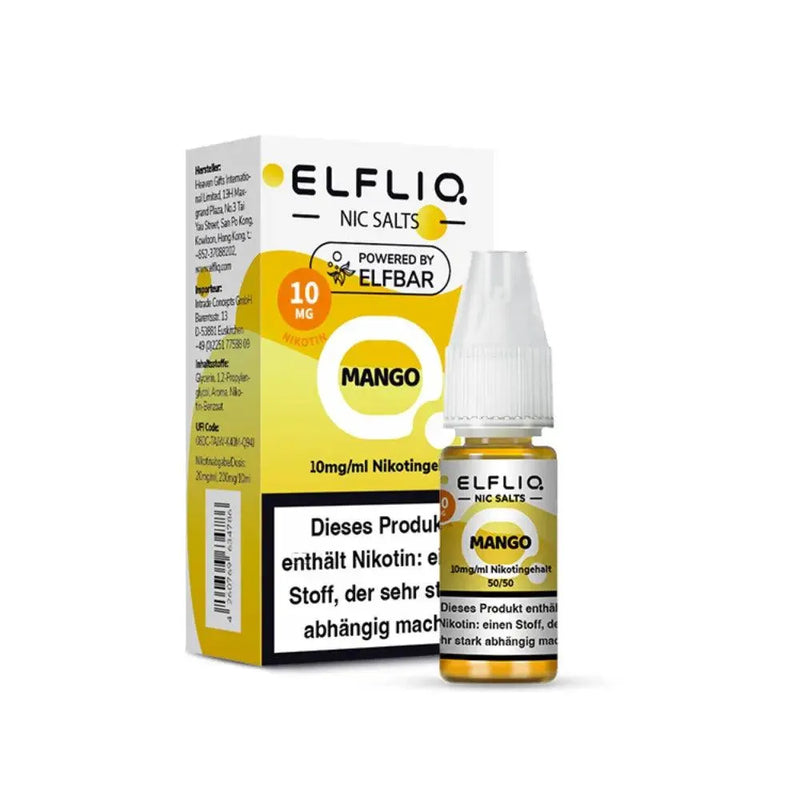 ElfBar - Elfliq Mango nikotinsalz liquid - Smokey-Dealz