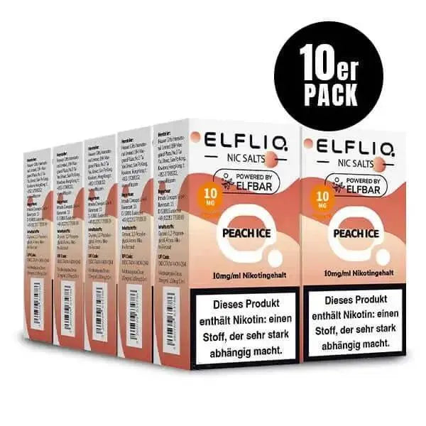 Elf Bar - Elfliq Peach Ice nikotinsalz liquid - Smokey-Dealz