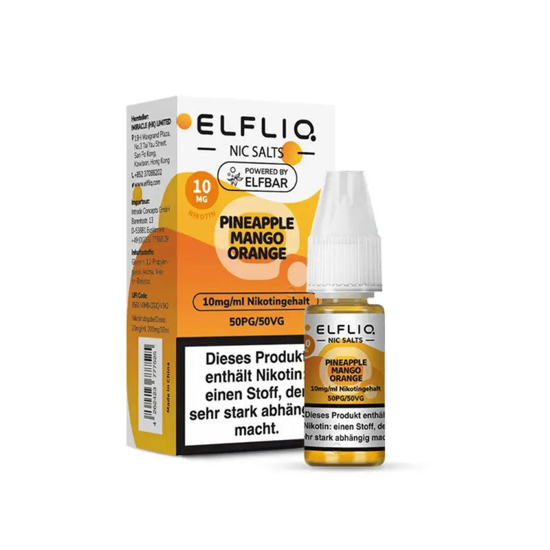 ElfBar - Elfliq Pineapple Mango Orange nikotinsalz liquid - Smokey-Dealz