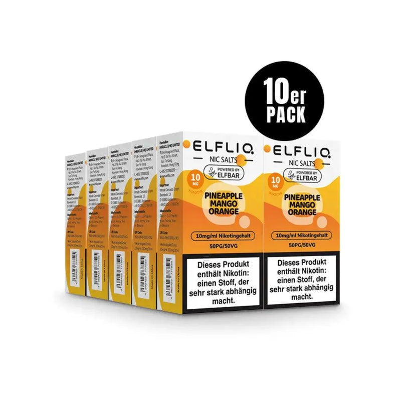 ElfBar - Elfliq Pineapple Mango Orange nikotinsalz liquid - Smokey-Dealz