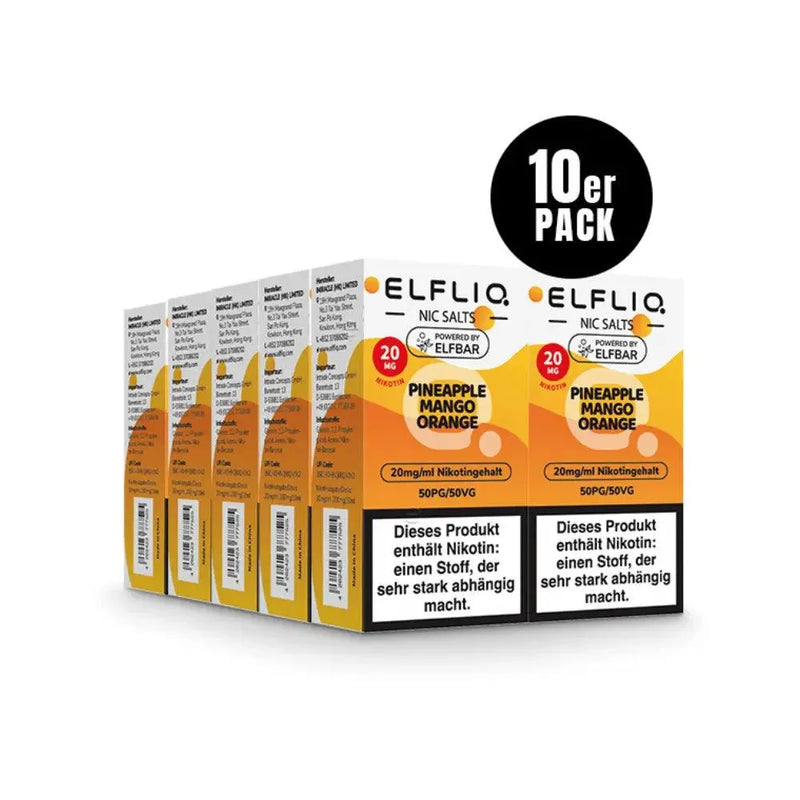 ElfBar - Elfliq Pineapple Mango Orange nikotinsalz liquid - Smokey-Dealz
