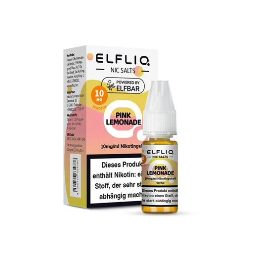 Elf Bar ELFLIQ Pink Lemonade Nikotinsalz Liquid 10 mg/ml mit Verpackung