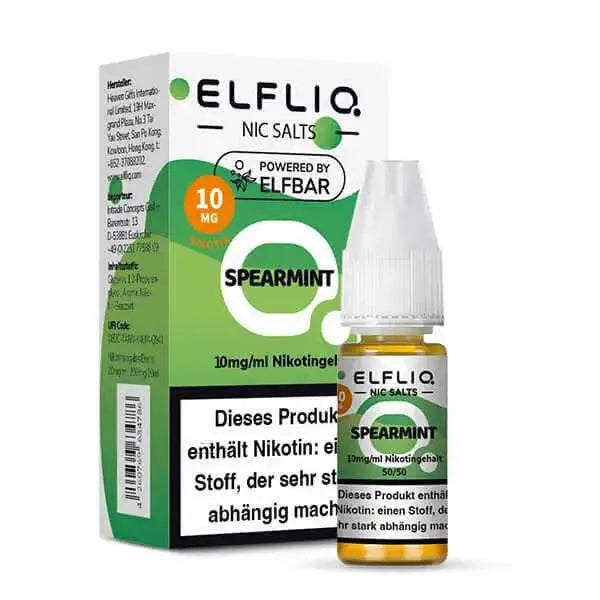 ElfBar - Elfliq Spearmint nikotinsalz liquid - Smokey-Dealz
