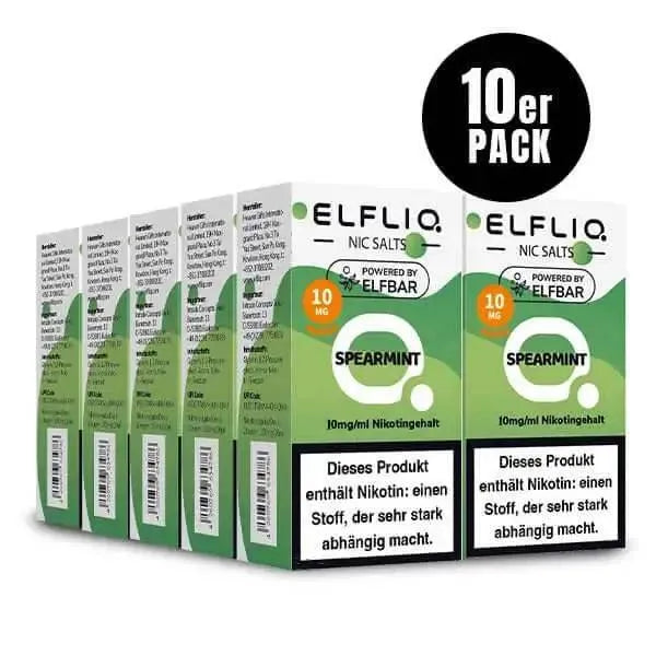 ElfBar - Elfliq Spearmint nikotinsalz liquid - Smokey-Dealz