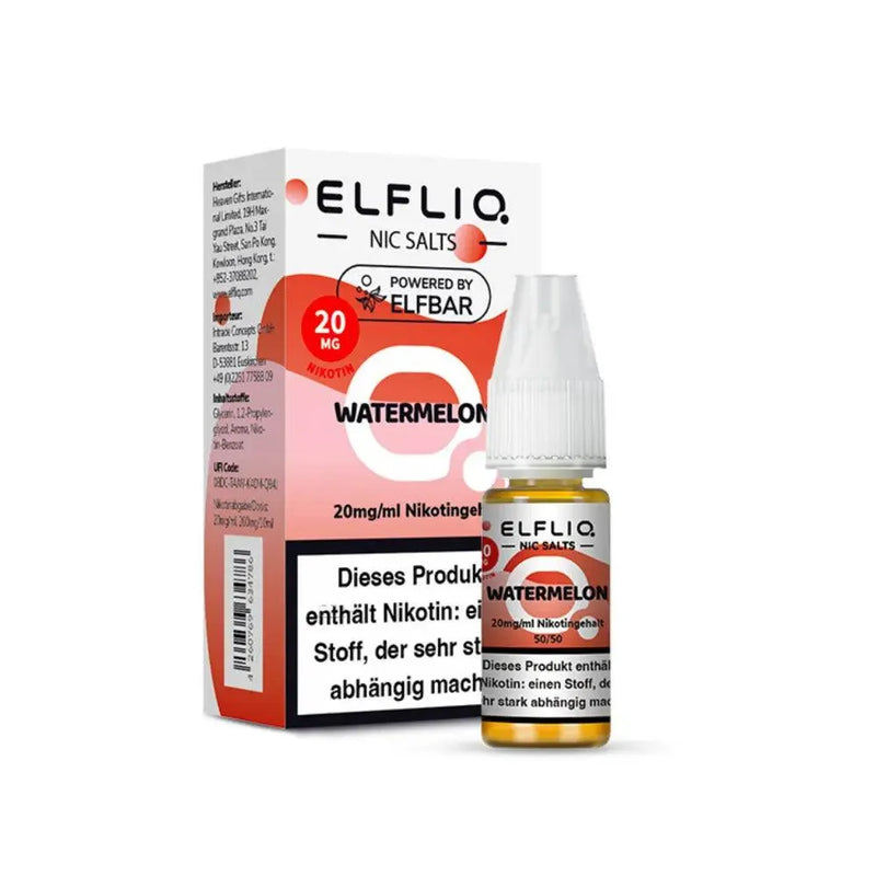 ElfBar - Elfliq Watermelon nikotinsalz liquid - Smokey-Dealz