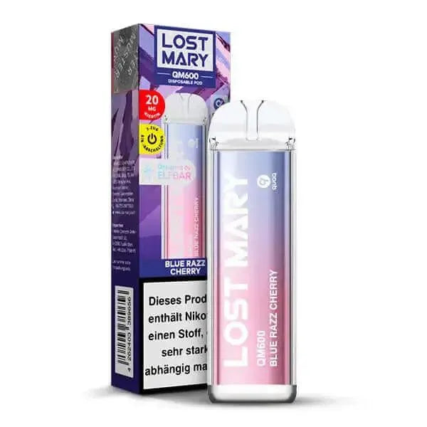 Elf Bar - Lost Mary QM 600 - Blue Razz Cherry - 20mg - Smokey-Dealz