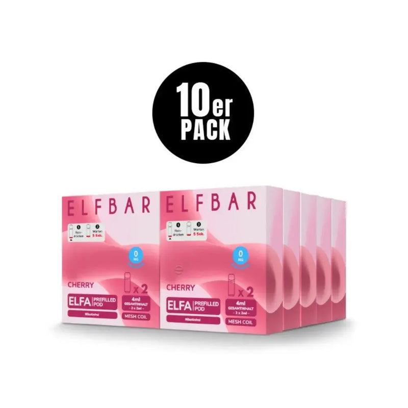 ELFA Nikotinfrei - Cherry - 2x 0mg - Smokey-Dealz