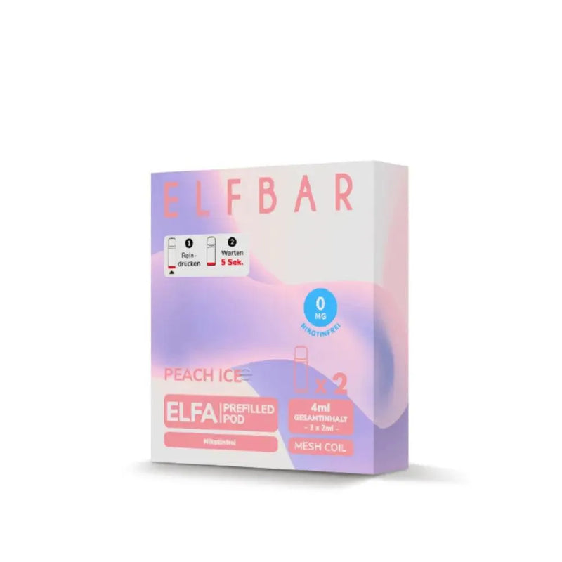 ELFA - Peach Ice - 2x 0mg - Smokey-Dealz