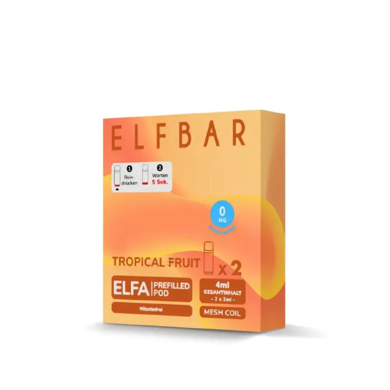 ELFA Nikotinfrei - Tropical Fruit - 2x 0mg - Smokey-Dealz