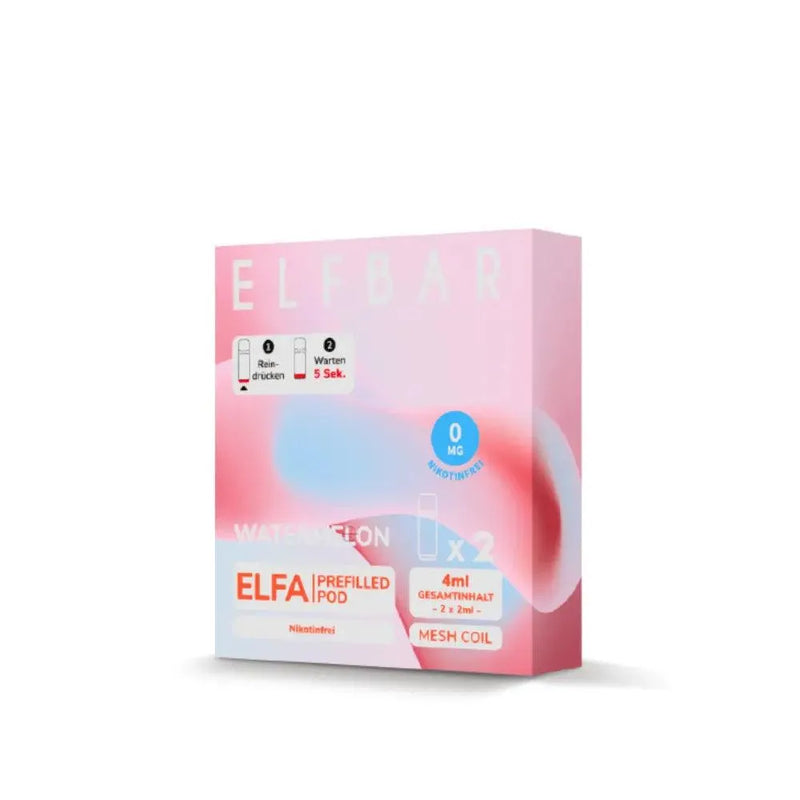 ELFA - Watermelon - 2x 0mg - Smokey-Dealz