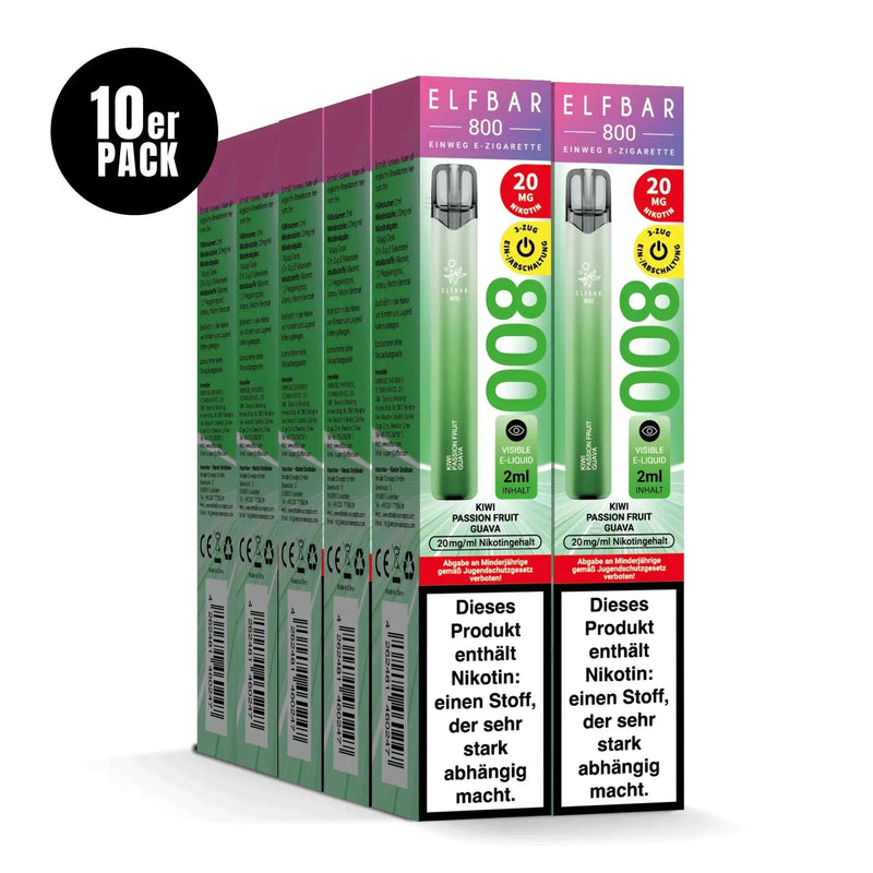 Elfbar 800 - Kiwi Passion Fruit Guava - Smokey-Dealz