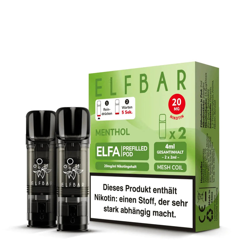ELFA - Menthol - 2x 20mg - Smokey-Dealz