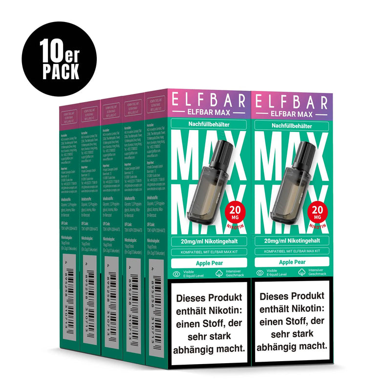 Elfbar Max Pod - Apple Pear 20mg Nikotingehalt ELFBAR
