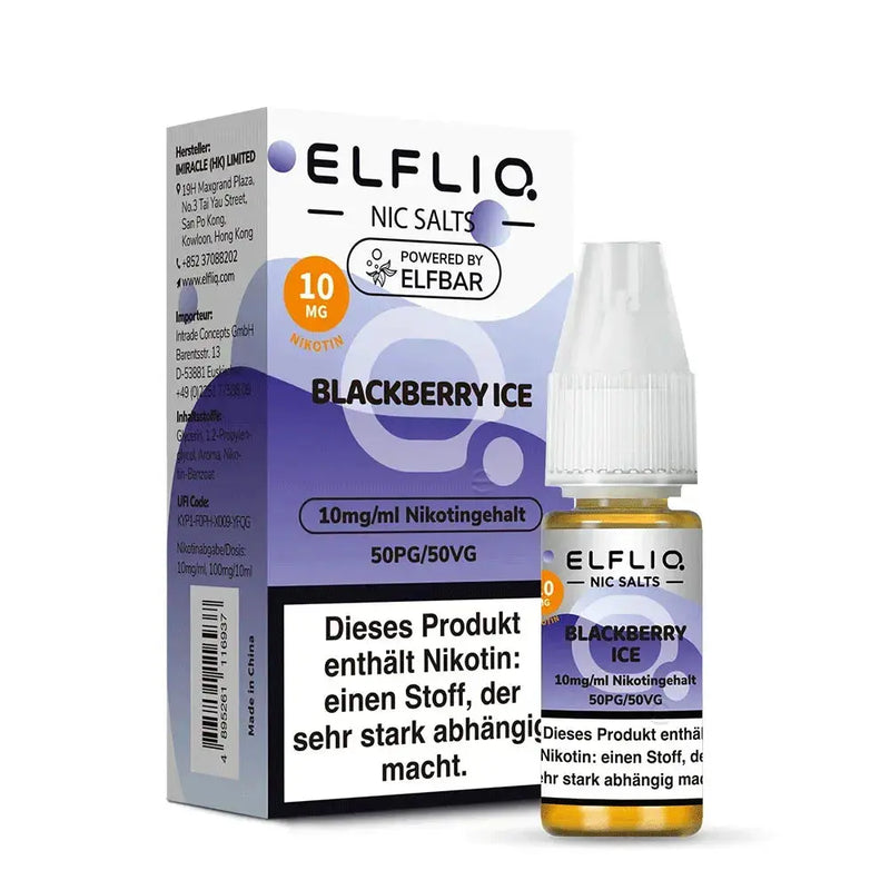Elf Bar - Elfliq Blackberry Ice nikotinsalz liquid ELFBAR