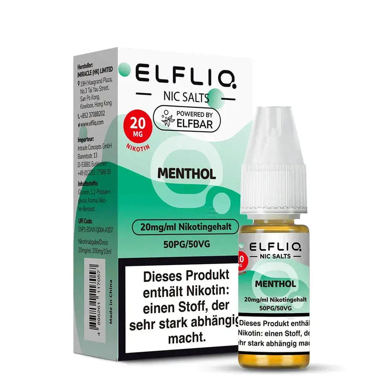 Elf Bar - Elfliq Menthol nikotinsalz liquid ELFBAR