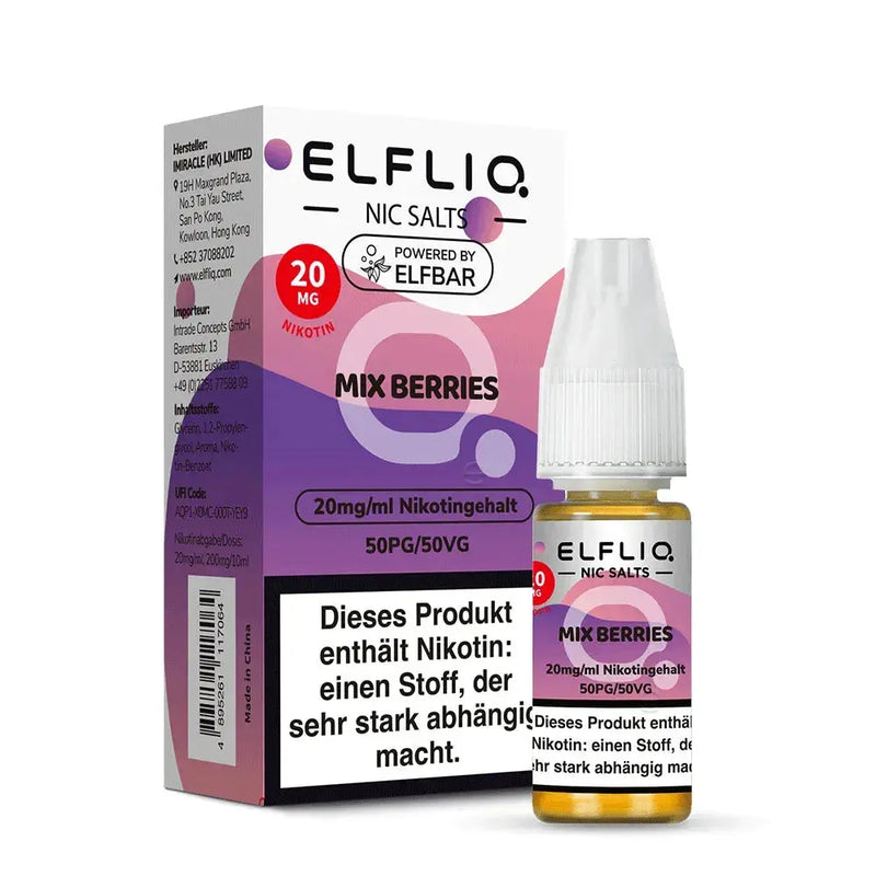ElfBar - Elfliq Mixed Berries nikotinsalz liquid ELFBAR