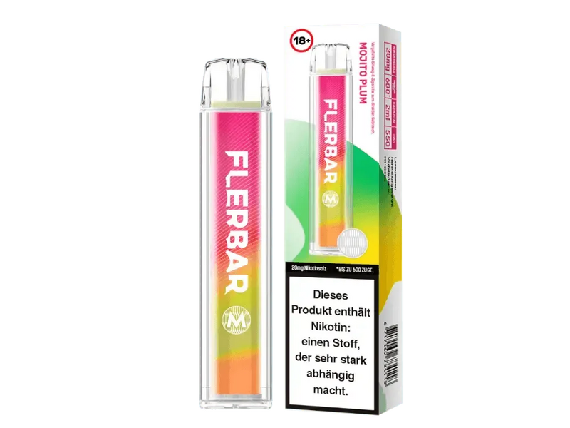 Flerbar 600 - 20mg - Mojito Plum - Smokey-Dealz