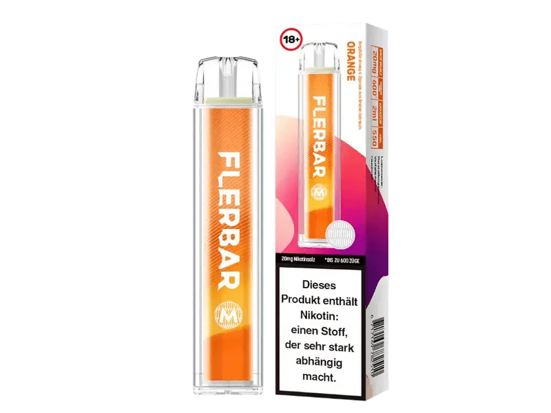 Flerbar 600 - 20mg - Orange - Smokey-Dealz