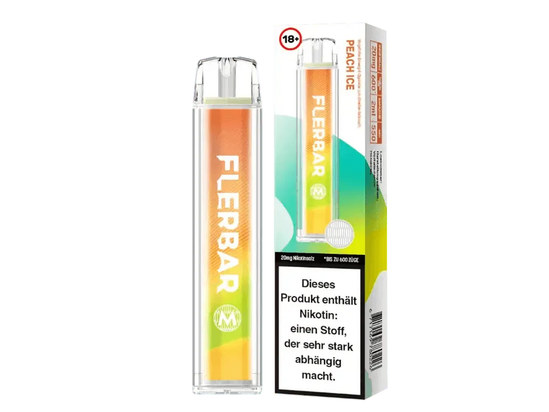 Flerbar 600 - 20mg - Peach Ice - Smokey-Dealz