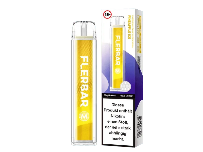 Flerbar 600 - 20mg - Pineapple Ice - Smokey-Dealz
