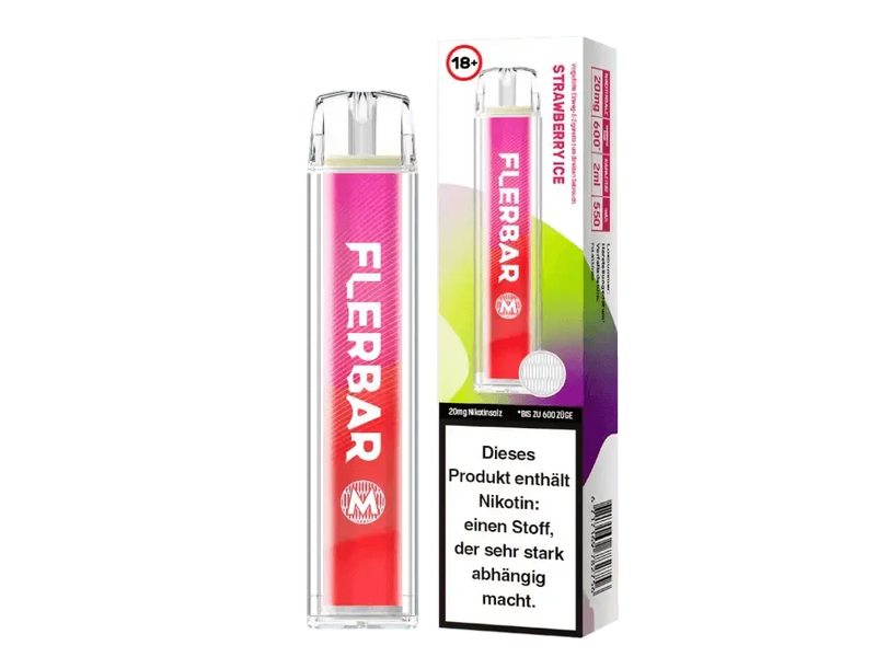 Flerbar 600 - 20mg - Strawberry Ice - Smokey-Dealz