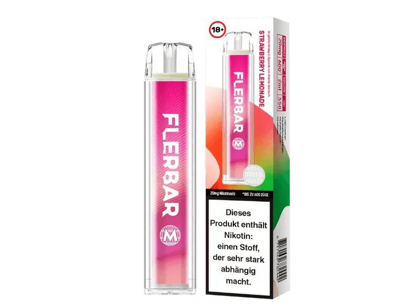 Flerbar 600 - 20mg - Strawberry Lemonade - Smokey-Dealz