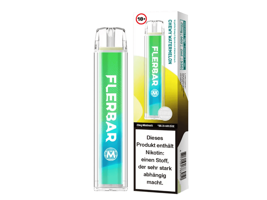 Flerbar 600 - 20mg - Chewy Watermelon - Smokey-Dealz