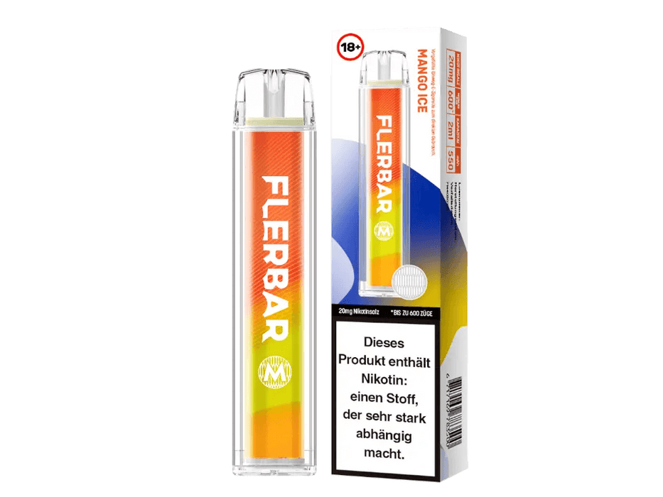 Flerbar 600 - 20mg - Mango Ice - Smokey-Dealz