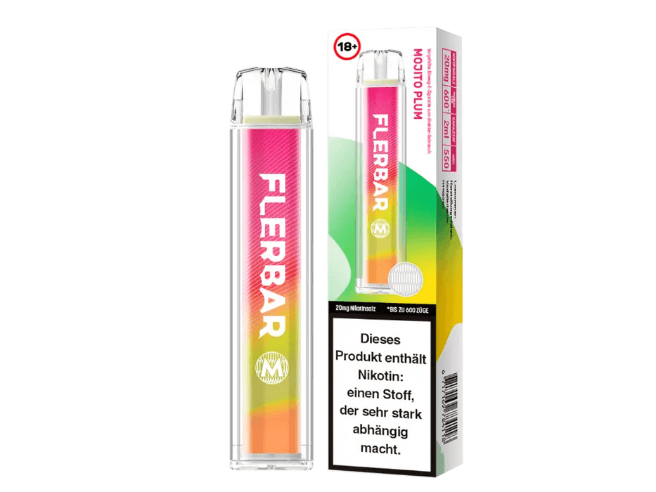 Flerbar 600 - 20mg - Mojito Plum - Smokey-Dealz