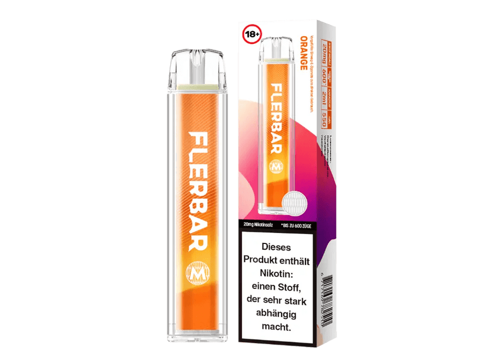 Flerbar 600 - 20mg - Orange - Smokey-Dealz