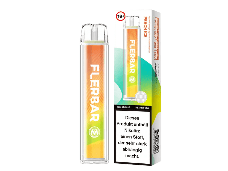 Flerbar 600 - 20mg - Peach Ice - Smokey-Dealz