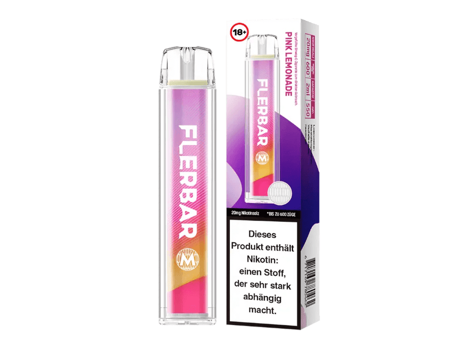 Flerbar 600 - 20mg - Pink Lemonade - Smokey-Dealz