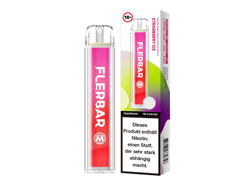 Flerbar 600 - 20mg - Strawberry Ice - Smokey-Dealz