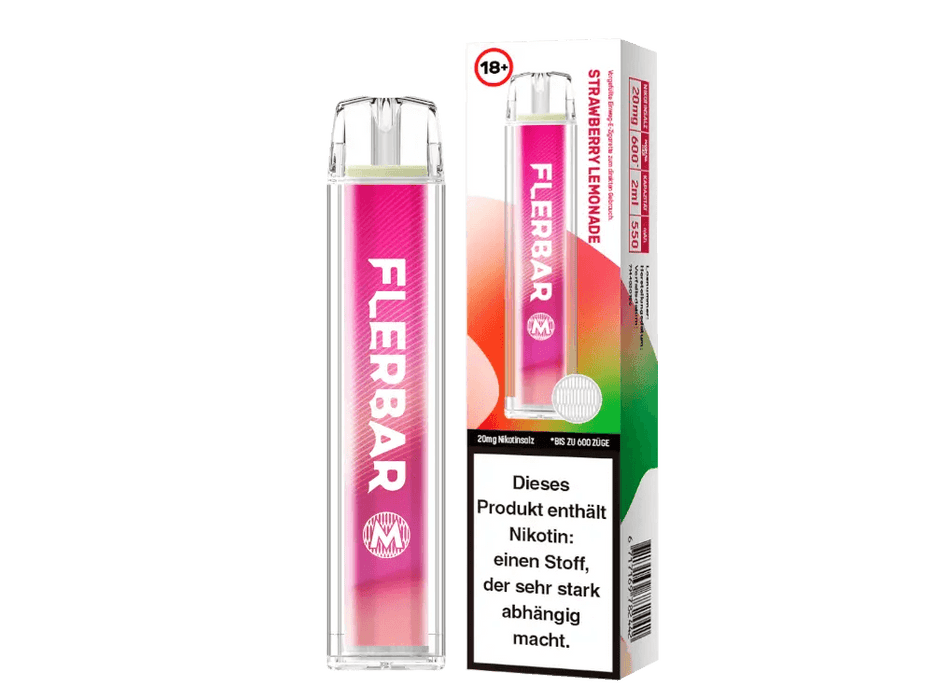 Flerbar 600 - 20mg - Strawberry Lemonade - Smokey-Dealz