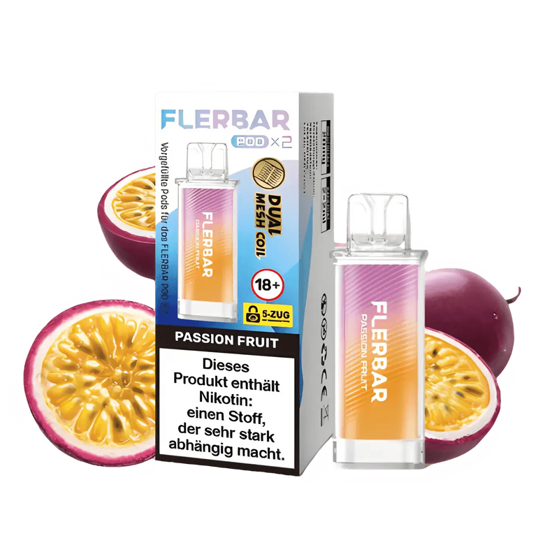 FLERBAR Pods - Passion Fruit - 20mg - Smokey-Dealz