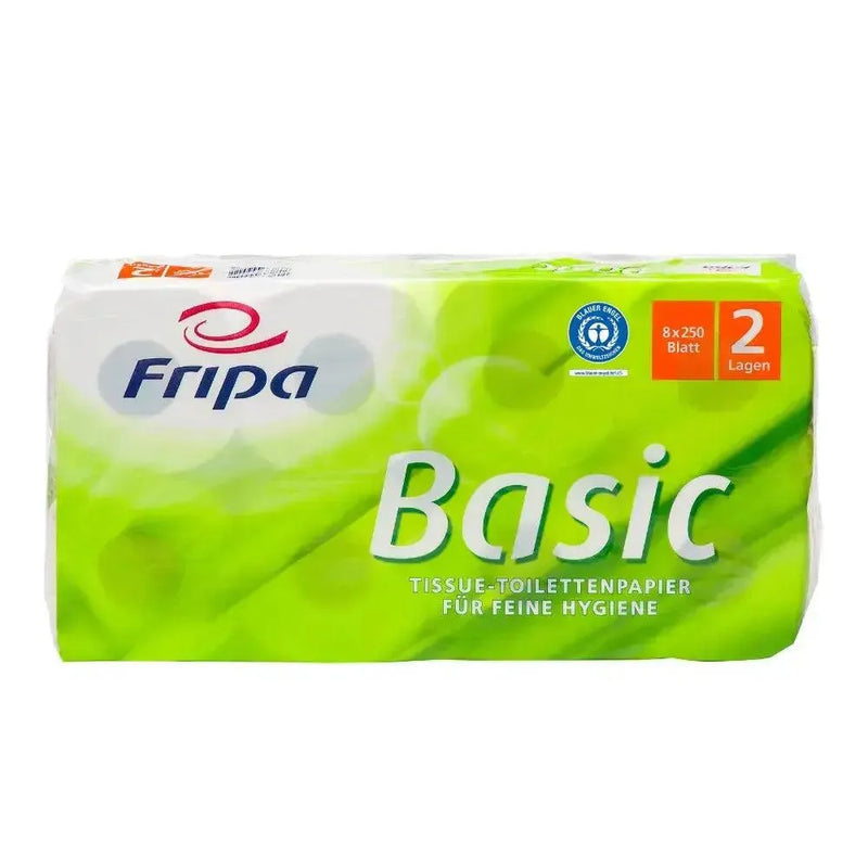 Fripa Toilettenpapier Basic 2-lagig 8 Rollen - Smokey-Dealz