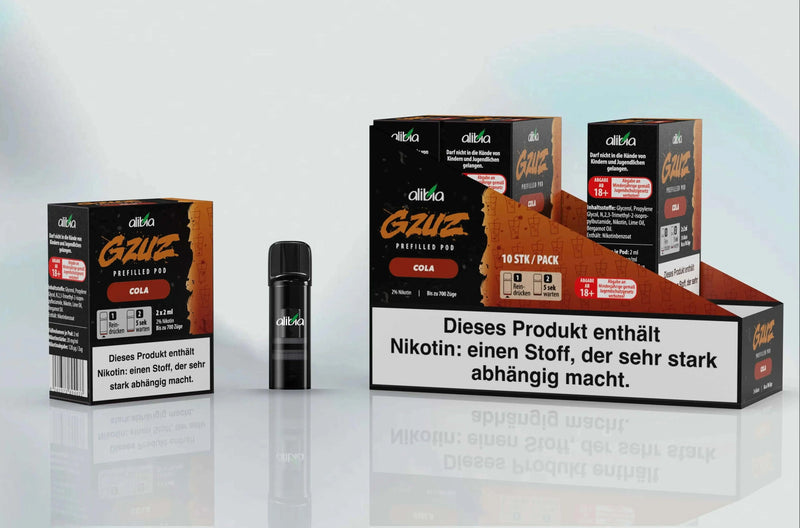 GZUZ - Cola - 2 x 20mg( Pods) - Smokey-Dealz